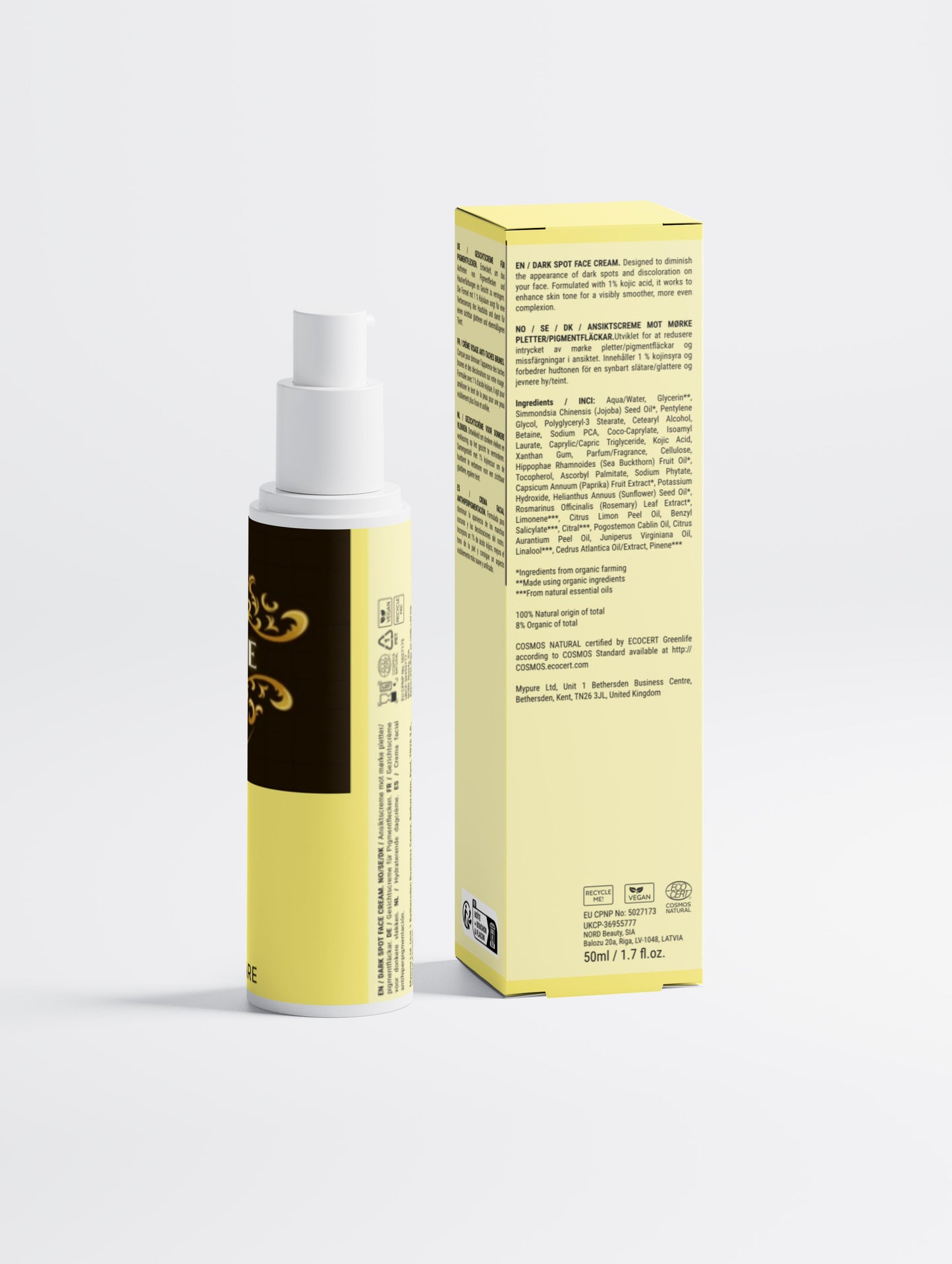 Dark Spot Face Cream with Kojic Acid