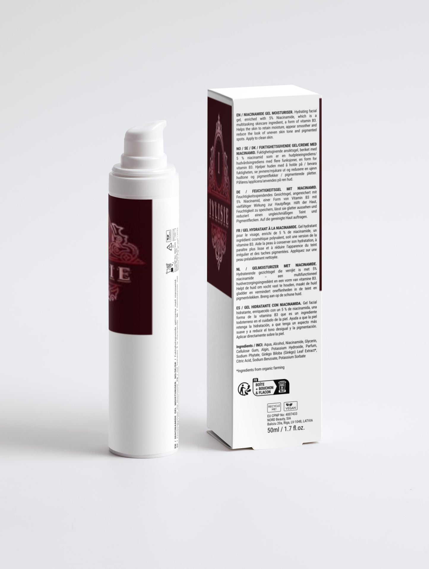 Niacinamid-Gel-Feuchtigkeitscreme